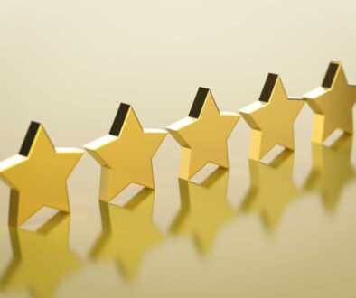 Golden five stars