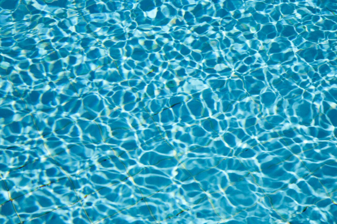 background of water in pool