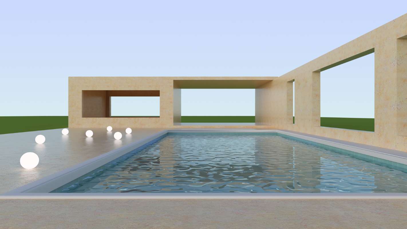 outdoor-scene-with-beautiful-minimalist-architecture-pool-contemporary-architecture-blue-sky-show-fashion-decoration-products-spherical-lights-floor-3d-render_0x800