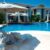 pool in the garden