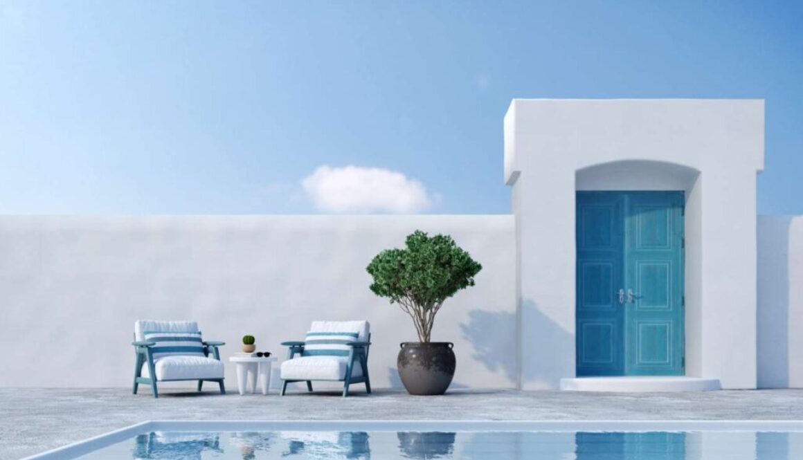 santorini-style-architecture-with-armchairs-plant-door-swimming-pool3d-rendering_0x800